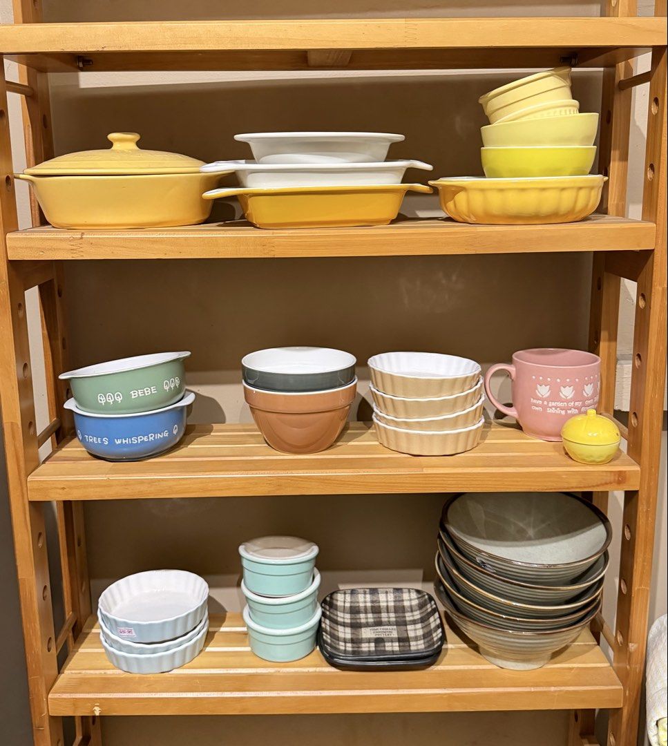 Assorted ceramic bowls, plates, and mugs collection (Category: Dinnerware & Cutlery) located in Manila. Submitted by pinklilo (Listing ID 1465672001, Image 1). Description: selling as bundle only.