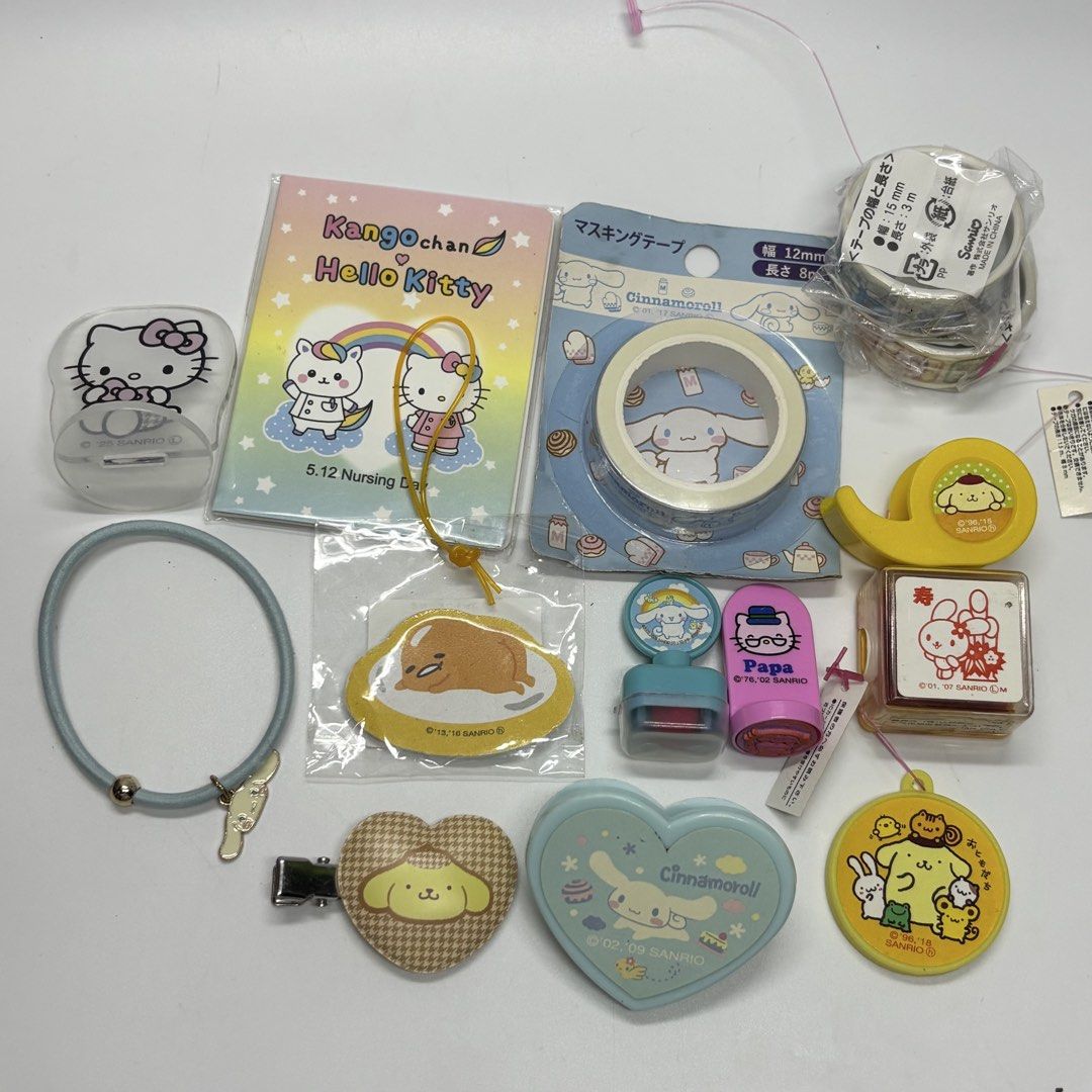Assorted Sanrio Characters Stationery Set (Category: Character Goods) located in General Trias. Submitted by shxx_phine (Listing ID 1465710864, Image 1). Description: 📌LP posted, PLS refrain from haggling 📌 all items are japan surplus finds 📌 STRICTLY mine now, pay after invoice 📌 NO RUSH shipping (we ship every tues & fri, depending on our availability) 📌 NO cancellation, return and refunds mod | j&t, lalamove mop | gcash , maribank 📍cavit
