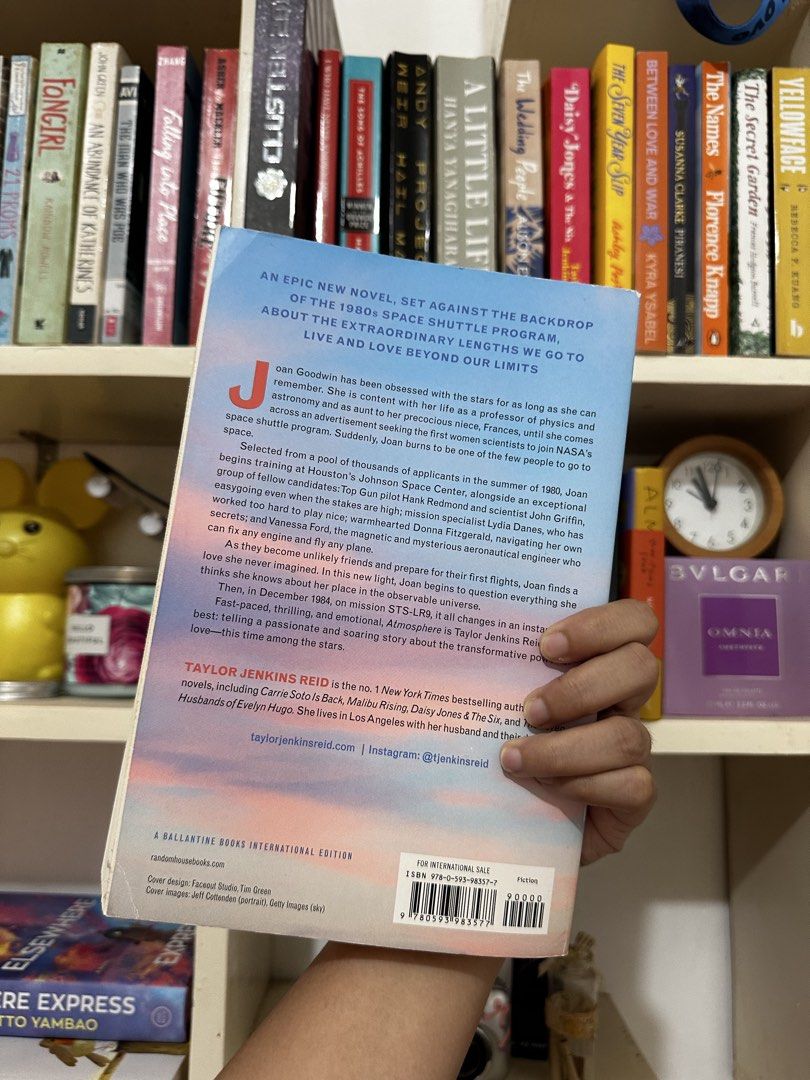 Atmosphere by Taylor Jenkins Reid (export edition) (Category: Storybooks) located in Mandaluyong City. Submitted by claritylola (Listing ID 1465641498, Image 3). Description: no issues.
