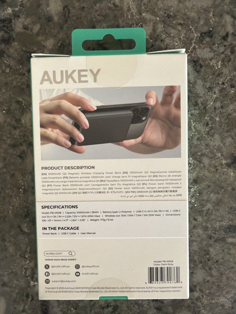 Aukey MagFusion M10000 (Category: Batteries & Power Banks) located in Manila. Submitted by wired_24x7 (Listing ID 1465617436, Image 2). Description: .