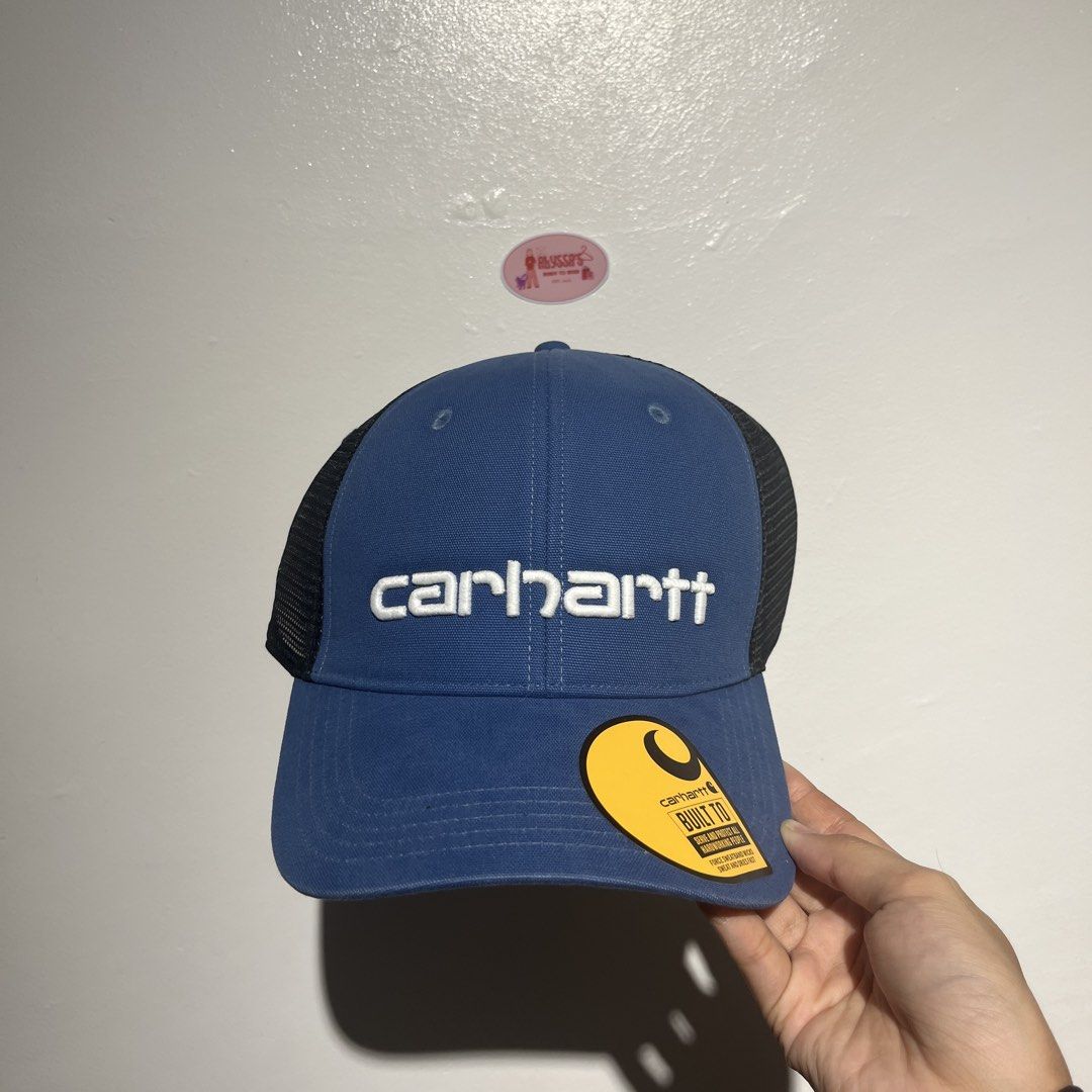 AUTH/BNEW CARHARTT SCRIPT TRUCKER CAP (Category: Caps & Hats) located in Davao. Submitted by alyssaclosett (Listing ID 1465708048, Image 1). Description: AUTH - BNEW ONLY 1 AVAILABLE .