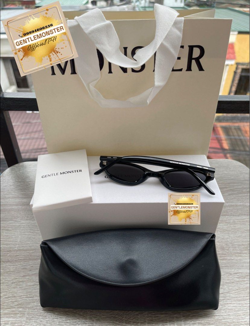 Authentic Gentle Monster - La Cha 01 (2025 packaging) (Category: Sunglasses & Eyewear) located in Pasig City. Submitted by gentlemonsterph (Listing ID 1465745090, Image 2). Description: Authentic GENTLE MONSTER - La Cha 01 🎁Comes complete set packaging (Same in store & online) 🎫with CODE PiNk 🧾with Gift Invoice Receipt 🇰🇷Guaranteed Original 📦Free International shipping 🎥All Brand new and actual photos/videos posted 𝐃𝐈𝐒𝐂𝐋𝐀𝐈𝐌𝐄𝐑: We