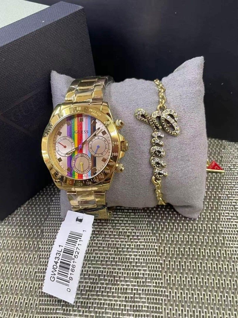 💯Authentic Guess Watch Set 🇺🇸🇺🇸 (Category: Women's Watches) located in Manila. Submitted by Authentic4Less_OLShop (Listing ID 1465666989, Image 1). Description: 🇺🇸Authentic from US🇺🇸 ✅ new arrival ✅brand new ✅with inclusions Money back if proven fake ☺️ RESELLERS ARE WELCOME!!!🥰 DISCLAIMER: Authentic4Less OLShop is not affiliated with any of the brands posted in this account. Copyrights and trademarks are solely of the brand owners..
