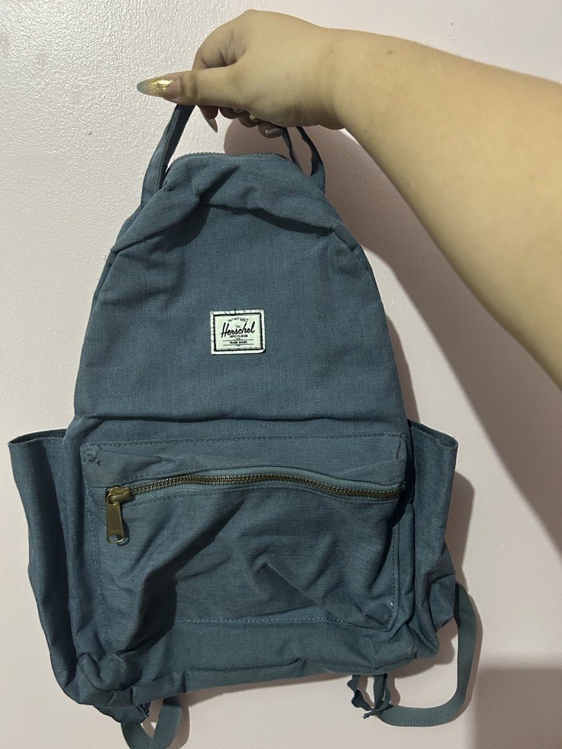 [authentic] herschel backpack (Category: Backpacks) located in Pasig City. Submitted by haechanchichan (Listing ID 1465753482, Image 1). Description: - condition is as is on the actual photo posted - no flaws but there are signs of usage - needs a bit of washing.