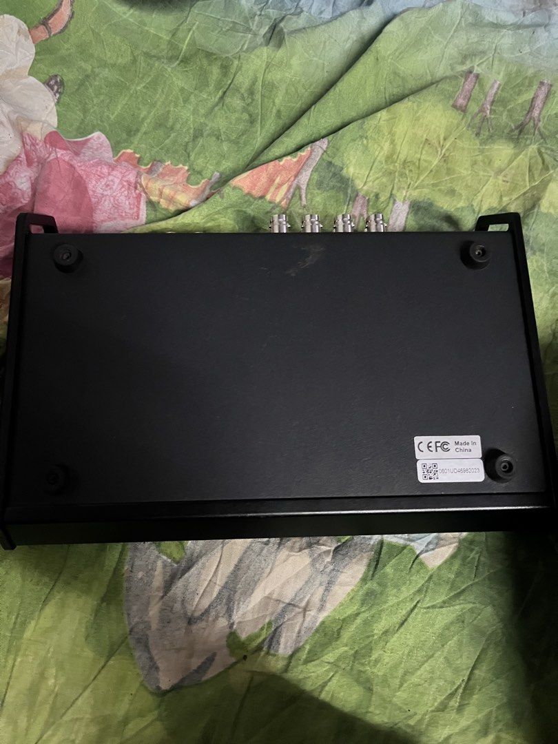 AVMATRIX VS0601U Mini 6-CH Multi-Format Streaming Video Switcher (Category: Office & Business Technology) located in Manila. Submitted by pauleng. (Listing ID 1465713106, Image 2). Description: - Model: AVMATRIX VS0601U multi-format streaming video switcher - Channels: 6-channel setup with intuitive physical buttons and T-bar transition fader - Audio: Integrated audio controls for seamless mixing - Build: Sturdy black metal chassis with anti-slip