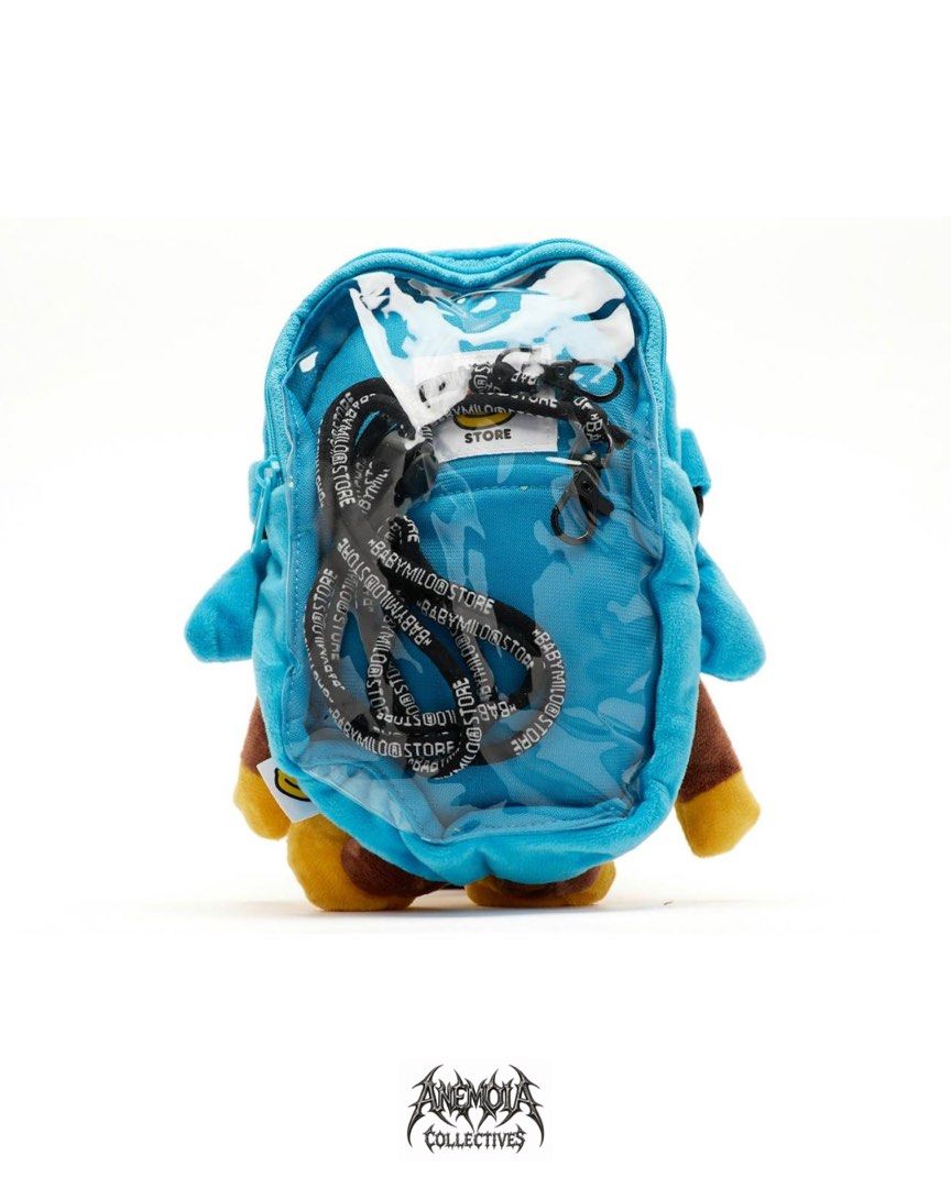 BABY MILO BLUE SHARK MOBILE SLING POUCH (Category: Belt bags, Clutches and Pouches) located in Sariaya. Submitted by anemoia.qp (Listing ID 1465635465, Image 2). Description: Baby m1loe blue shark mobile sling ₱499 Available in store and online! Send us a message to purchase📩 #streetwear #babymilo #bape #larpmaxxing #y2k.