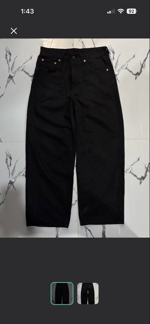 Baggy Black Jeans (Category: Jeans) located in Laoag. Submitted by sean_v1dal (Listing ID 1465623270, Image 1). Description: Size: Small Men's Length: 40 Inches Waist: 31 Inches Thigh: 11.5 Inches Leg Opening: 9.5 Inches Issues: None RFS: Too many jeans.