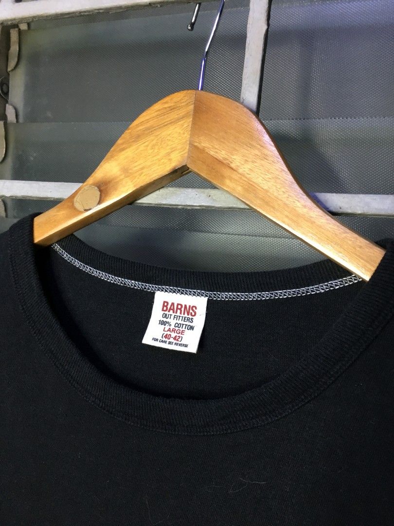 Barns * Made in Japan (Category: Tshirts & Polo Shirts ) located in Cabuyao City. Submitted by roronhilira (Listing ID 1465693112, Image 3). Description: BARNS * Made in Japan Embroidered Logo Large on tag 20 width 28 length 9.5 color rate 1k shipped DM 📥.