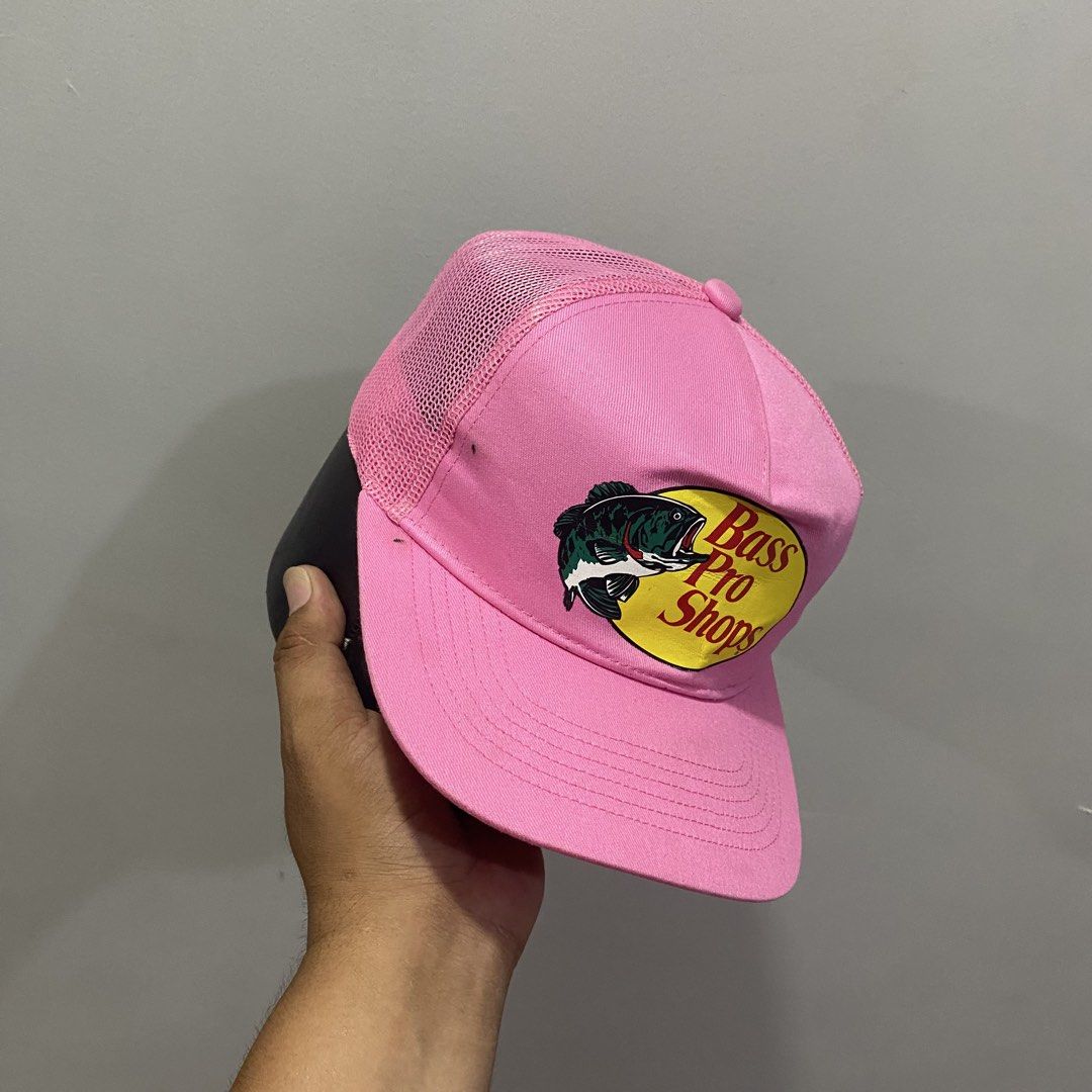 Bass Pro Pink Trucker Cap (Category: Caps & Hats) located in Cebu City. Submitted by accurate.curations.ceb (Listing ID 1465699781, Image 3). Description: Bass Pro Pink Trucker Cap Excellent Condition adult size .