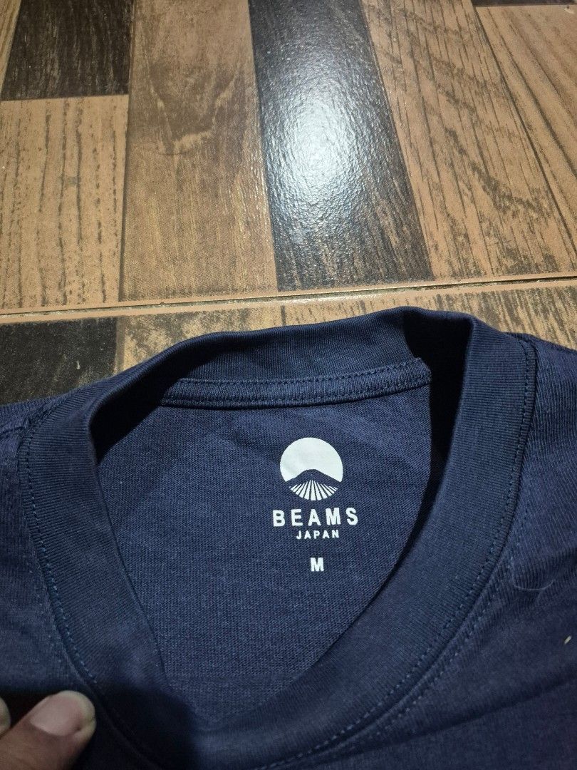 Beams Japan Shirt (Category: Activewear) located in Tacloban City. Submitted by pascore (Listing ID 1465602881, Image 2). Description: L28W21.