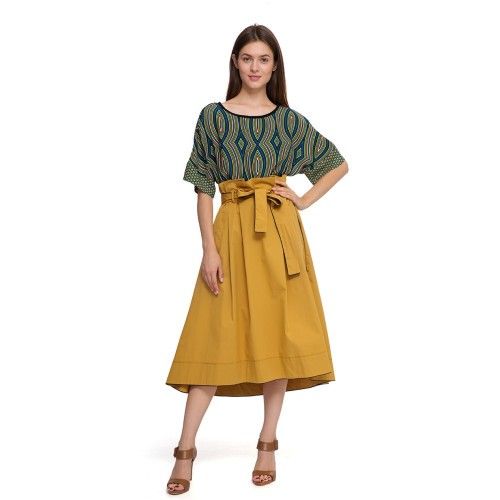 Beatrice .b Silk Geometric Print Blouse Size S (Category: Blouses) located in Manila. Submitted by afforlux (Listing ID 1465636108, Image 1). Description: - Brand: Beatrice.b - Origin: Made in Italy - Material: 100% Silk - Size: S (Fits IT 42 / US 4) - Design: Vibrant geometric pattern in blue, yellow, and green - Details: Dark ribbed neckline and hem trim, short sleeves, relaxed fit - Condition: Excellent pre-loved condition (ready to wear) make