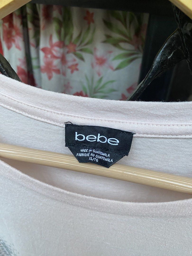 Bebe (Category: Shirts) located in Manila. Submitted by kgthrifty. (Listing ID 1465687712, Image 3). Description: BEBE SHIRT DIMES: 21x25 (XL ON TAG) COLOR RATE: 9.5 NO ISSUE EXCELLENT CONDITION 🏷 250.