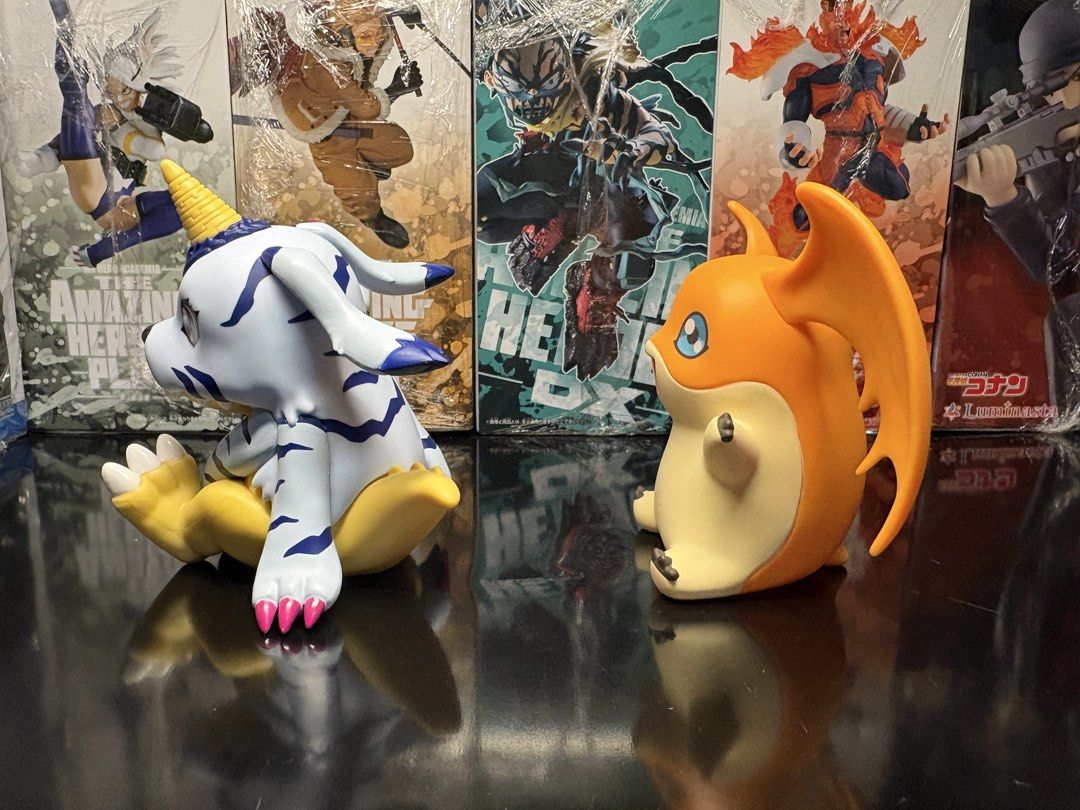 [BIB] Sofvimates Digimon Gabumon and Patamon Figures (Category: Figurines & Statues) located in Malabon City. Submitted by dragaplush (Listing ID 1465749185, Image 2). Description: With boxes.