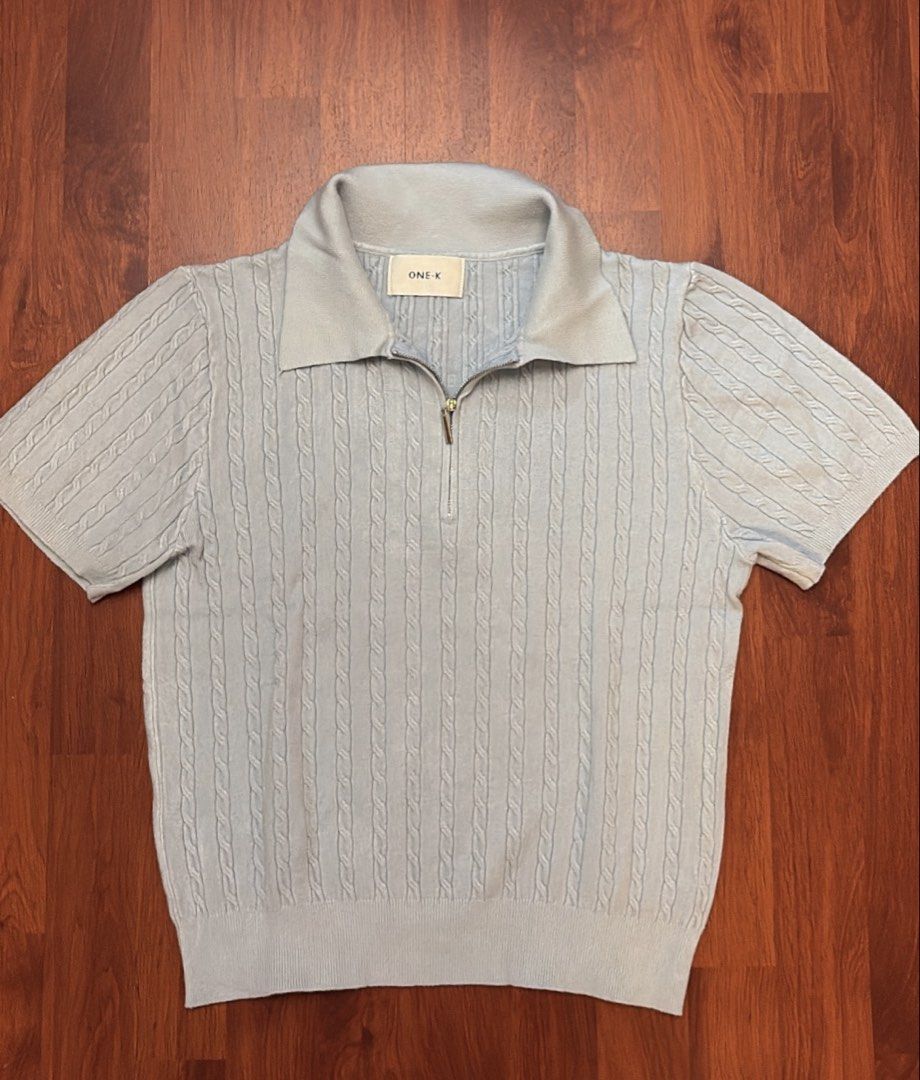 BKK ONE-K Powder Blue Top (Category: Others Tops) located in Silang. Submitted by collectionbyrk (Listing ID 1465723316, Image 1). Description: .