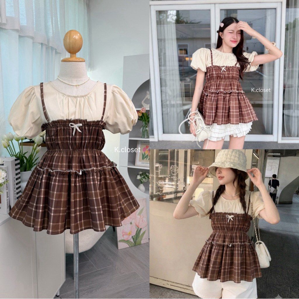 BKK Thailand 2in1 Top (Category: Blouses) located in Quezon City. Submitted by dinesaur (Listing ID 1465714750, Image 1). Description: Freesize up to XL.
