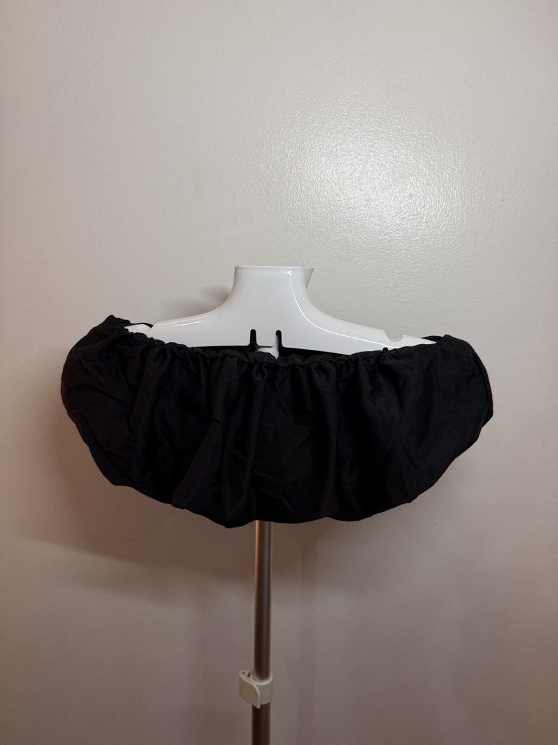 Black Ruffled Tube/ Bra Top (Category: Sleeveless) located in Quezon City. Submitted by wear.again.ph (Listing ID 1465733497, Image 2). Description: 🩵 negotiatiable Size: S-M (34 bust).