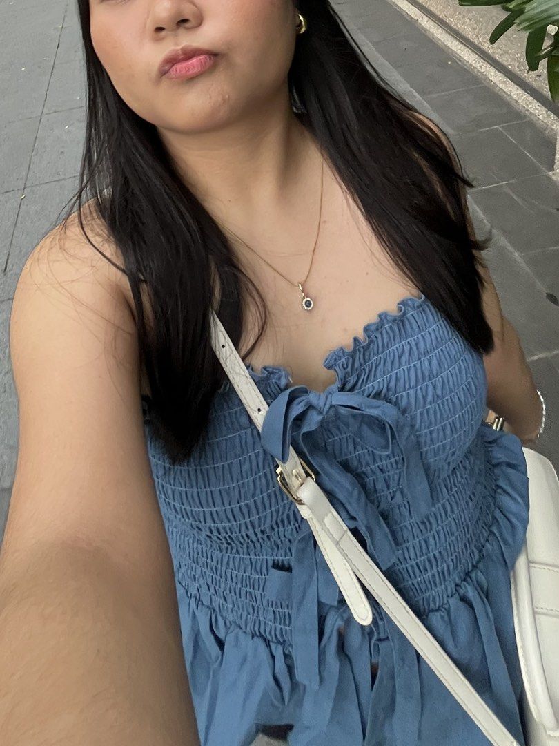 Blue Tube Top (Category: Others Tops) located in Quezon City. Submitted by berrystrawng (Listing ID 1465684456, Image 1). Description: .
