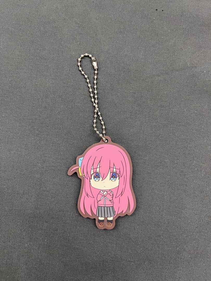 Bocchi the Rock Rubber Keychain Gashapon (Category: Character Goods) located in Manila. Submitted by kmbbimbap (Listing ID 1465741762, Image 1). Description: accepting first offer got from a gashapon price ~ same as to gashapon tokens rfs: decluttering .