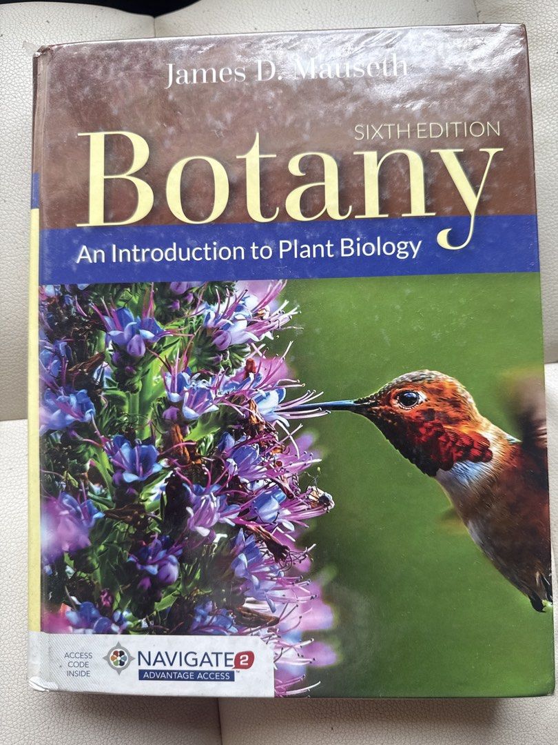 Botany Sixth Ed. (Category: Textbooks) located in Pasig City. Submitted by apparelgoodiesbykevm (Listing ID 1465616105, Image 1). Description: - Title: Botany: An Introduction to Plant Biology, Sixth Edition - Author: James D. Mauseth - Level: Tertiary / College Textbook - Condition: Good, well-kept pages - Features comprehensive illustrations and detailed chapters on plant science.