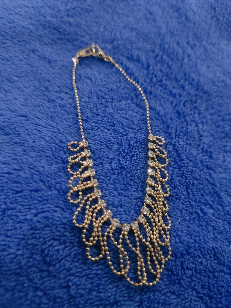 Bracelet gold with stone (Category: Other Accessories) located in Zamboanga. Submitted by ckealia (Listing ID 1465645889, Image 1). Description: guaranteed non tarnish no markings Reminders; When u click offer be sure u can pay..be a responsible buyer‼️.