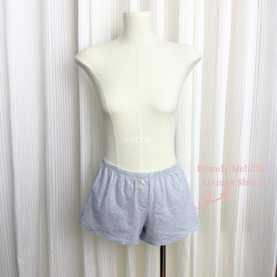 Brandy Melville Gray Stripe Lounge Shorts (Category: Shorts) located in Subic. Submitted by serra. (Listing ID 1465601788, Image 1). Description: 🎀Washed & ready to wear! 📍Subic, Zambales 💵Payment first via gcash 📦Shipping nationwide via J&T.