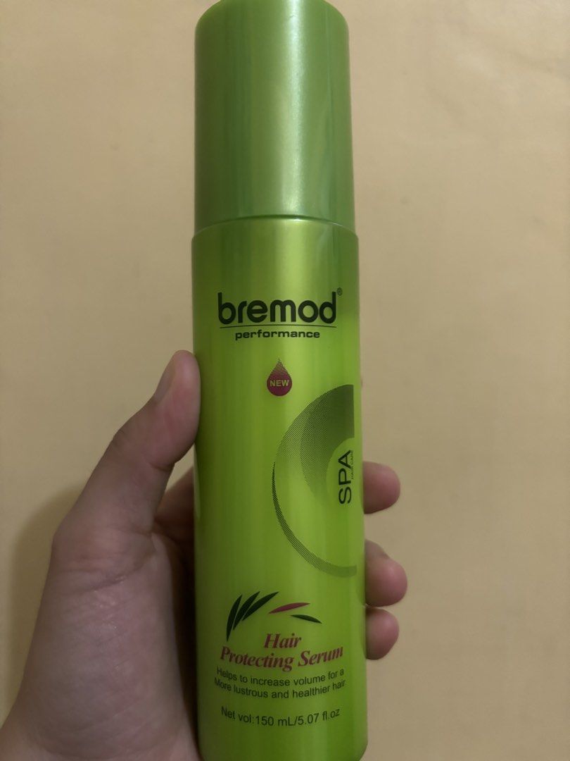 Bremod Performance Spa Hair Protecting Serum 150ml (Category: Hair) located in San Mateo. Submitted by reddd__ (Listing ID 1465712286, Image 1). Description: Expiration Date: 2028/08/05 Used once, 90% full.