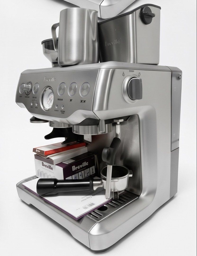 Breville Barista Express Espresso Machine (Category: Coffee Machines & Makers) located in Makati City. Submitted by klprimeresellph (Listing ID 1464641481, Image 3). Description: ‼️Selling our Breville Barista Express Espresso Machine‼️ ‼️₱ 33,000‼️ ‼️ Breville Barista Express Espresso Machine ‼️ In excellent, perfectly working condition. Condition: 10/10 functional Lightly used, mostly as home display. No known issues. With complete accessories.