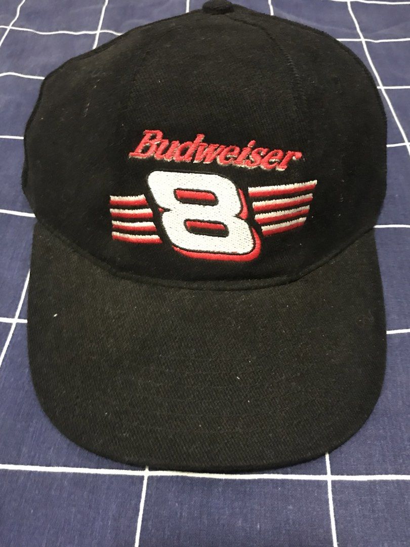 Budweiser NASCAR Racing Cap (Category: Caps & Hats) located in Manila. Submitted by terlterlterl (Listing ID 1465706574, Image 1). Description: needs cleaning.