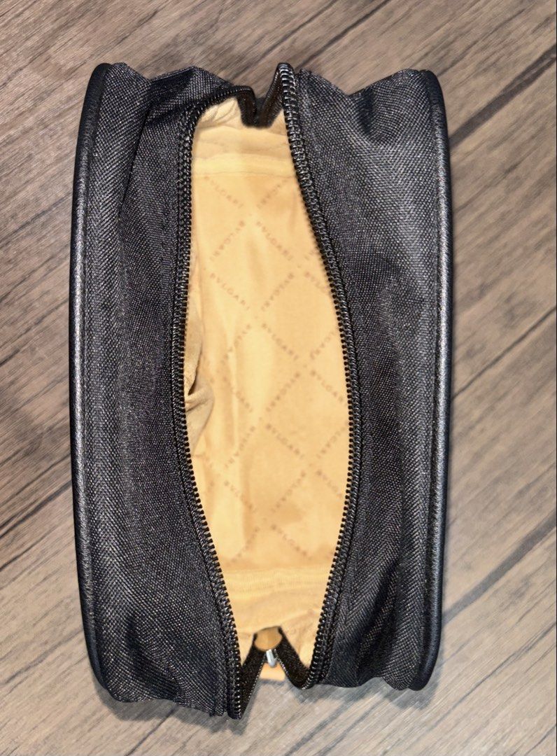 Bulgari Pouch - Toiletry Bag - 3“ x 7” x 4” (Category: Travel Essentials & Accessories) located in Quezon City. Submitted by dardsa (Listing ID 1465591506, Image 3). Description: WYSIWYG Bukgari Toiletry Bag 3 inches x 7 inches x 4 inches (LxWxH).