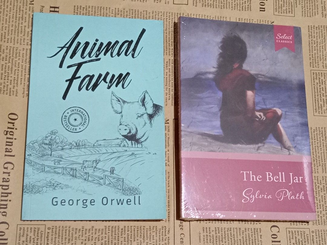 [BUNDLE] Animal Farm, The Bell Jar (Category: Announcements) located in Manila. Submitted by hdbookshop (Listing ID 1465665196, Image 1). Description: Animal Farm by George Orwell The Bell Jar by Sylvia Plath BN/Sealed ₱700 for both SOLD AS SET ⚠️SURE BUYERS ONLY Make an offer if SURE BUYER. Due to Carousell's reply qouta, only serious buyers will be replied to. 🚫NO OFFER = NO REPLY Make an offer if 100% committed in getting the book, we will re