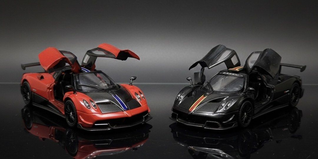 Bundle Pagani Diecast 1/32 Collectibles (Category: Vehicle & Diecast Models) located in Manila. Submitted by got_loots (Listing ID 1465639918, Image 1). Description: WTS❗️❗️❗️ Bundle Pagani Diecast 1/32 Collectibles Issue One door cant close, black Pagani ₱300 Only Set.