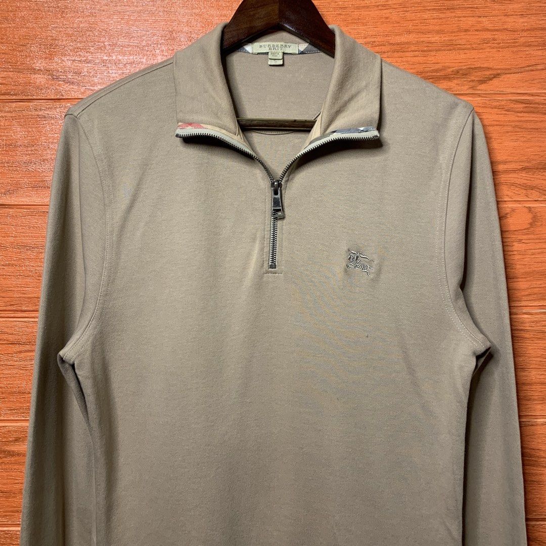 Burberry Brit Khaki Quarter zip (Category: Formal Shirts) located in Quezon City. Submitted by donklasiko (Listing ID 1465635521, Image 3). Description: Condition: 9.5+/10 Pristine condition Issue: non Refer to the dimension 🤗 PM FOR MORE DETAILS NO RETURN, NO EXCHANGE & NO REFUND! ✅I ALSO ACCEPT TRADE/SWAP TO ANYTHING JUST DROP YOUR OFFER Please manage your expectations, this is a secondhand item. What you see is what you get 😊 💵MOP: GCASH, B