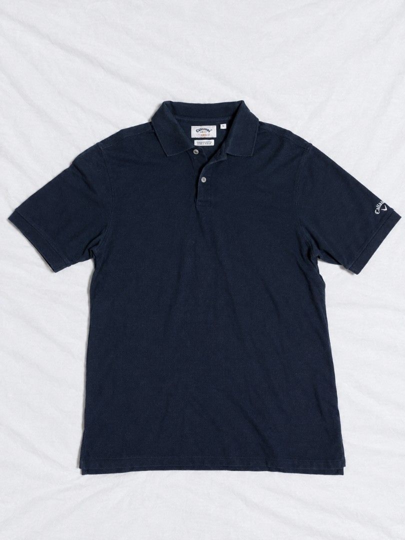 Callaway Golf Sport Polo (Category: Formal Shirts) located in Iligan City. Submitted by jydsale. (Listing ID 1465675765, Image 1). Description: ⛳ CALLAWAY GOLF POLO 🏌️‍♂️ 🏷️ Brand: Callaway Golf 📏 Size: Medium (M) 🎨 Color: Navy Blue 🧵 Material: 100% Combed Cotton 🇹🇭 Made in Thailand ✨ Embroidered Callaway Golf logo 👕 Classic golf/polo style 🔥 Perfect for casual wear or golf 💯 Nice vintage/thrift piece 💰 Price: ₱250 — Negotiable 🤝 📩 P