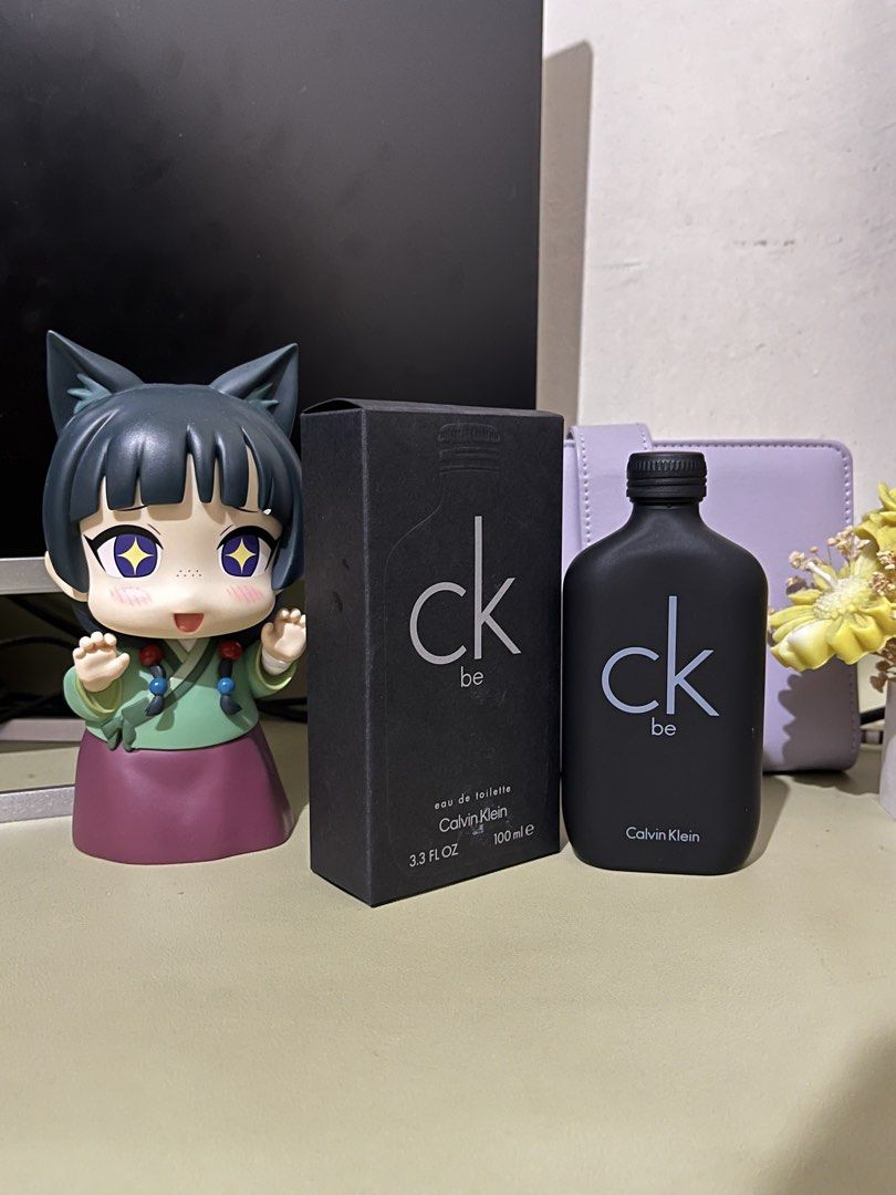 Calvin Klein CK Be Eau de Toilette 100ml (Category: Fragrance & Deodorants) located in Manila. Submitted by thriftyscents.99 (Listing ID 1465658324, Image 1). Description: - Authentic Calvin Klein CK Be Eau de Toilette (EDT) - Generous 100ml bottle size - Comes with the original black box - Clean, refreshing scent ideal for daily wear - Brand new and unused condition (box opened only for photo-taking purposes) - Perfect for personal use or as a g