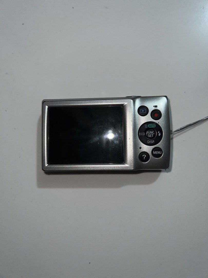 Canon Ixus 145 (Category: Cameras) located in Manila. Submitted by luveix_ (Listing ID 1465593264, Image 2). Description: - Issue: No flash (needed to be fixed) - Body Condition: 8.5/10 - All buttons are working - No port cover (which is common for 2nd hand) - Please manage your expectations because this is 2nd hand item;)) - Can do lalamove and LBC for shipment - Location: Quezon City (Apolonio Samson) - Inclusions: Battery, Camera it self, lany