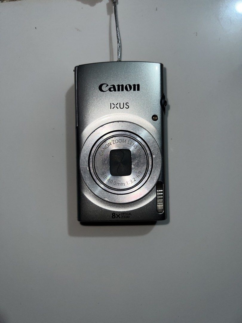 Canon Ixus 145 (Category: Cameras) located in Manila. Submitted by luveix_ (Listing ID 1465593264, Image 1). Description: - Issue: No flash (needed to be fixed) - Body Condition: 8.5/10 - All buttons are working - No port cover (which is common for 2nd hand) - Please manage your expectations because this is 2nd hand item;)) - Can do lalamove and LBC for shipment - Location: Quezon City (Apolonio Samson) - Inclusions: Battery, Camera it self, lany