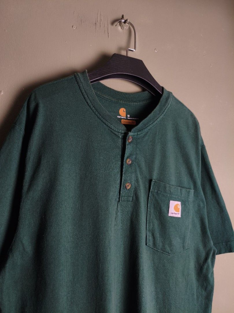 Carhartt K84 Hunter Green (Category: Tshirts & Polo Shirts ) located in Baguio. Submitted by baduo (Listing ID 1465672310, Image 2). Description: Carhart K84 Hunter Green 🔸𝐒𝐢𝐳𝐞: XL 🔸𝐈𝐬𝐬𝐮𝐞: Sign of Usage 🔸𝐂𝐨𝐧𝐝𝐢𝐭𝐢𝐨𝐧: Verygood Condition 🔸𝐃𝐢𝐦𝐞𝐬: 23.5 x 31 --- ₱650 +sf 📍Baguio City 🚛JNT shipping nationwide.