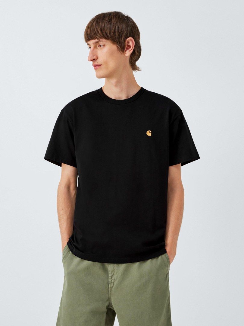 Carhartt Wip Chase Shirt (Category: Tshirts & Polo Shirts ) located in Quezon City. Submitted by metro_junkie.ph (Listing ID 1465708531, Image 2). Description: Carhartt Wip Chase Shirt Size Medium on Tag, Fits Large (21 x 30) Verygood Condition Color Rate May Be 9.3/10 (Charcoal Type Black) Authentic No any Major Flaw/Issue(s) All Detail Posted 780 + SF.