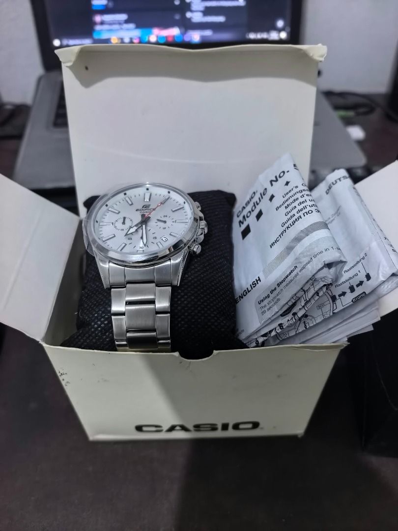 casio edifice (Category: Jewelry) located in Cavite. Submitted by tobibrat (Listing ID 1465200790, Image 2). Description: casio edifice original quartz almost new complete 3k fix pick up only pascam dos gentri cavite.