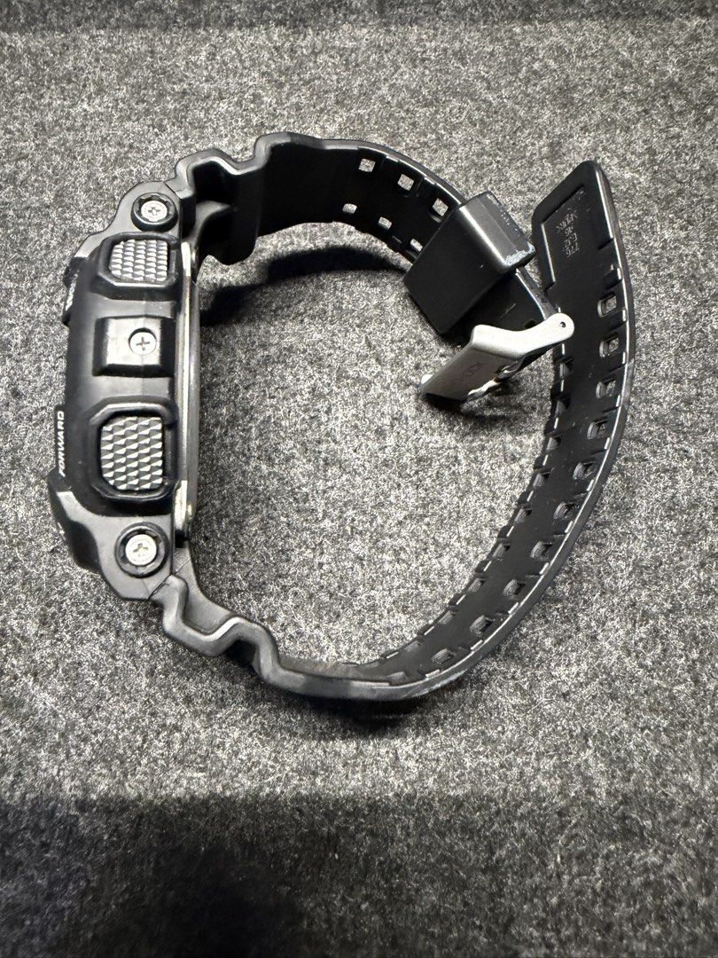Casio G-Shock GD-100 Digital Watch Black (Category: Men's Watches) located in Pasay City. Submitted by gadgets_atbp (Listing ID 1465663217, Image 2). Description: Genuine / Authentic G-shock No issues, no problems Buttons, lights all working RFS: Decluttering - Brand: Casio G-Shock GD-100 - Color: Classic black (resin strap and bezel) - Display: Large digital screen with clear time, date, day, and sub-dials - Durability: Shock-absorbing structure