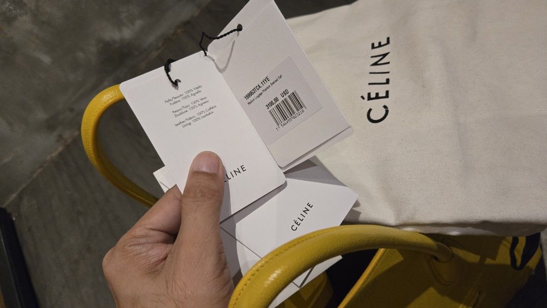 CELINE Phantom (Category: Luxury Bags & Wallets) located in Meycauayan. Submitted by tuschy (Listing ID 1465677349, Image 3). Description: selling ny celine phantom with cards and dustbag very good condition with light sign of use.