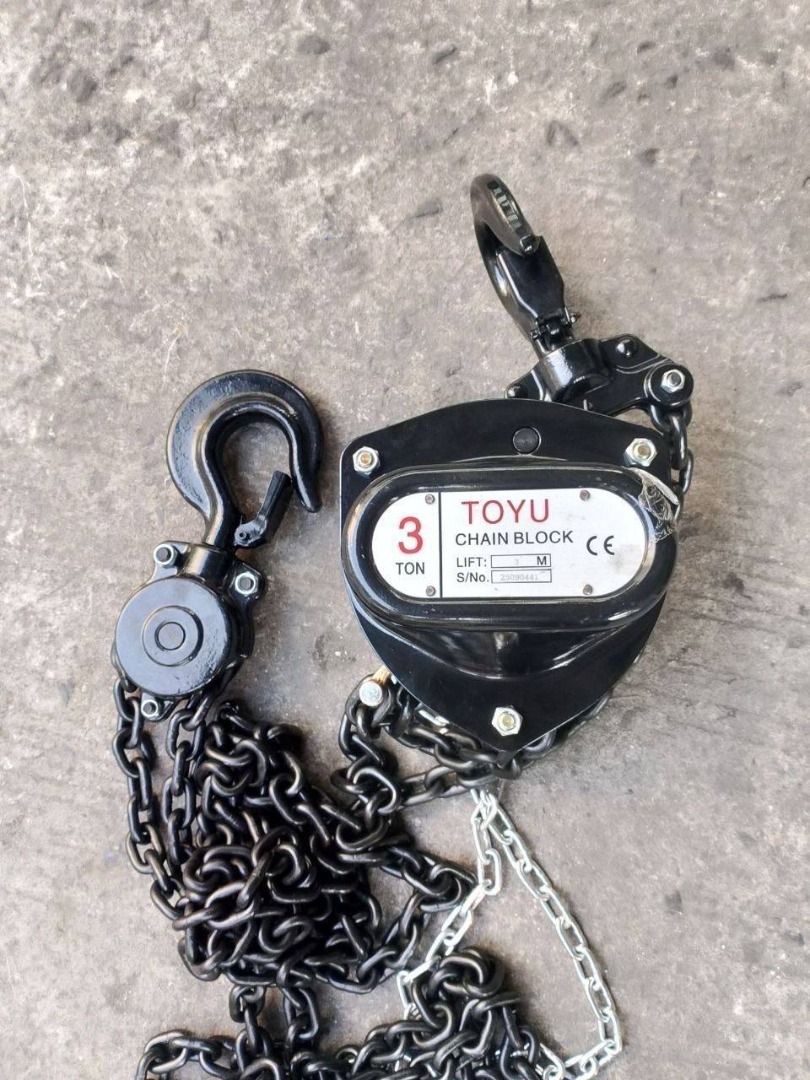 Chain block 3t A-1-005 (Category: Home Improvement Tools & Accessories) located in Manila. Submitted by 09171479278_elsie. (Listing ID 1465623416, Image 1). Description: Chain block 3t A-1-005.