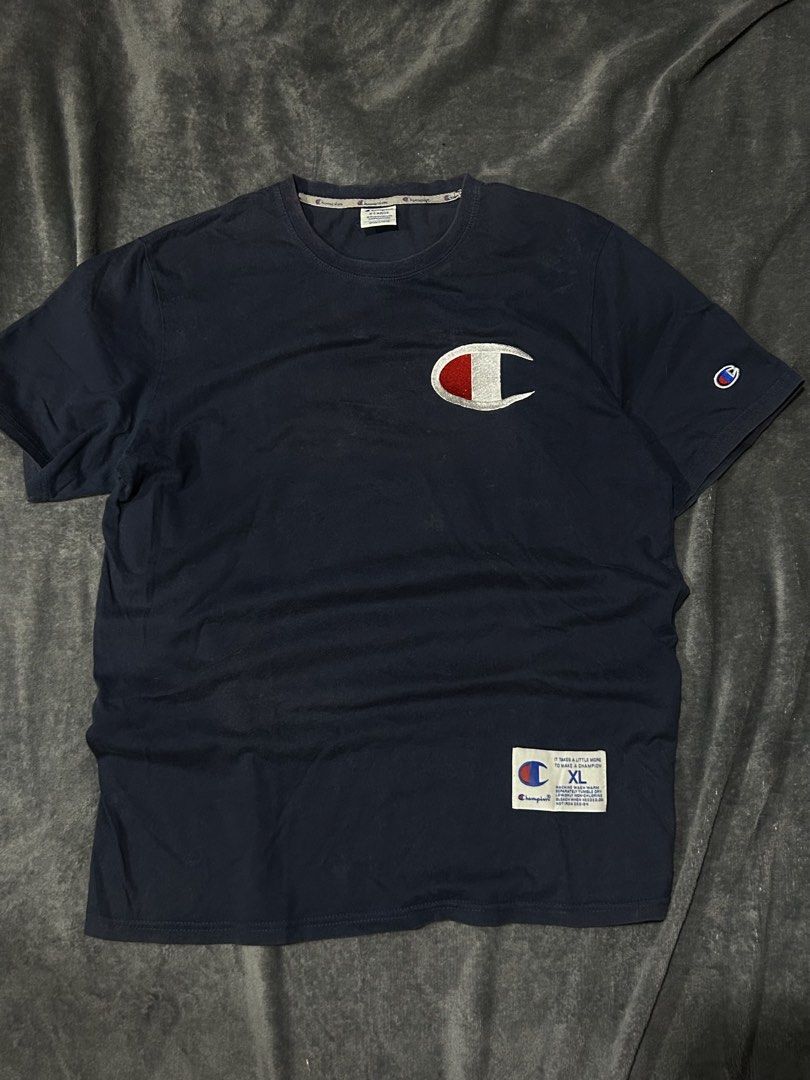 Champion Big C Logo Shirt (Category: Tshirts & Polo Shirts ) located in Quezon City. Submitted by bunnyrack.co (Listing ID 1465755025, Image 1). Description: some fades 📍commonwealth, qc.