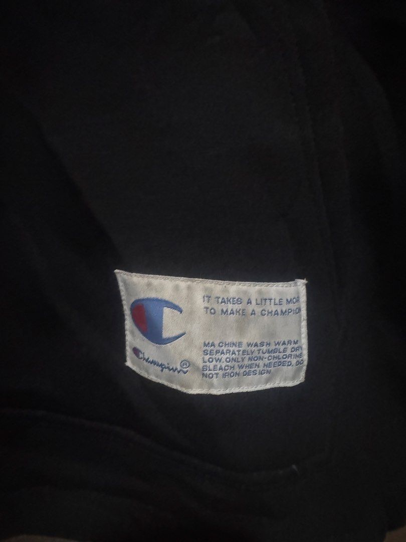 Champion x Supreme Hooodie (Category: Hoodies) located in Danao, Cebu. Submitted by welvirinec29053 (Listing ID 1465669811, Image 2). Description: Champion x Supreme Hoodie size 5Xl on tag. fit to large color rate 10/10 dimes 24x29.