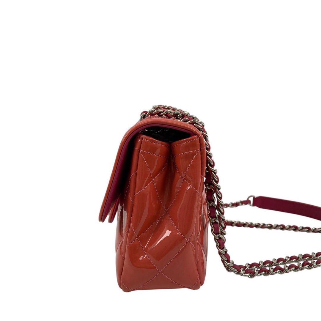 chanel bag pink patent (Category: Shoulder Bags) located in Quezon City. Submitted by brandmanila (Listing ID 1465639802, Image 3). Description: intact holo .