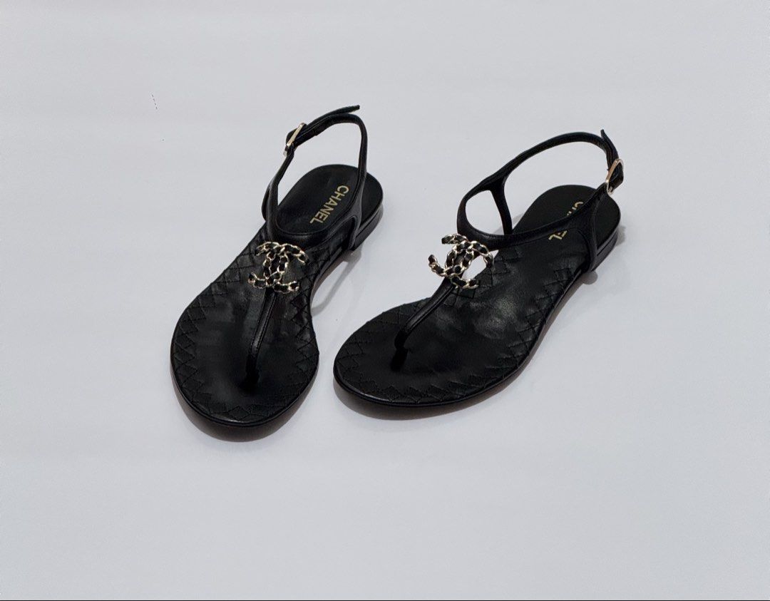 Chanel sandals (Category: Sandals) located in Quezon City. Submitted by byuklph (Listing ID 1465706168, Image 1). Description: Auth💯size36C Excellent condition No inclusion Minimal signs of used .