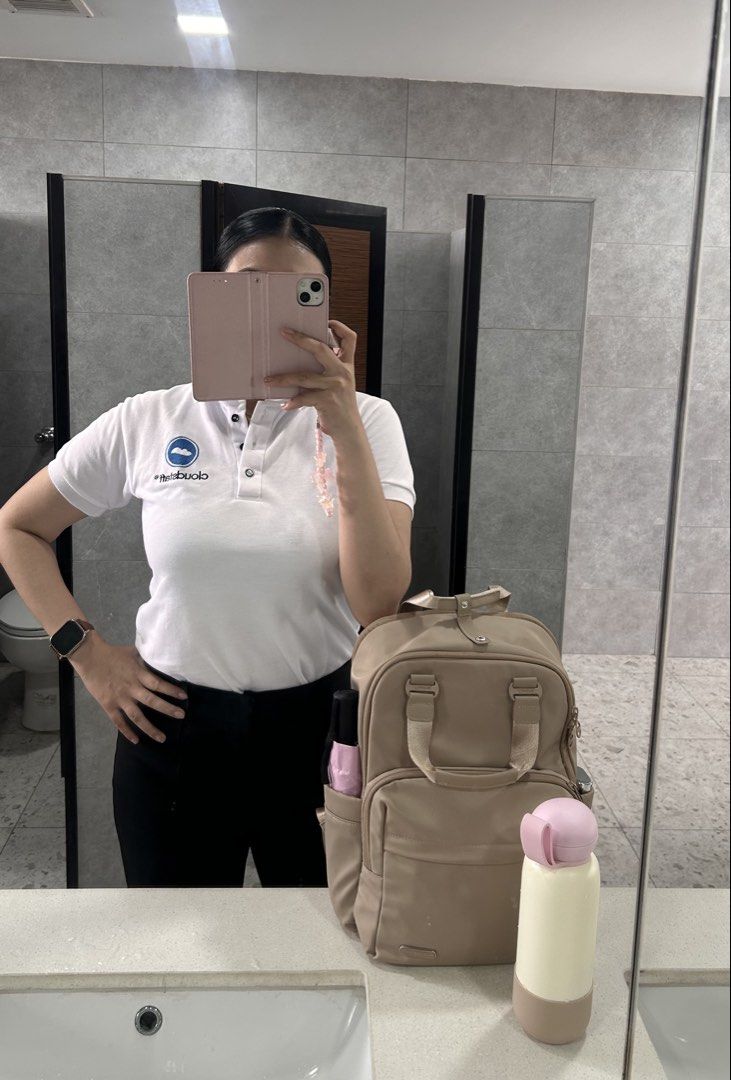 Chantria Waterproof Backpack (Category: Backpacks) located in Talisay. Submitted by maeukie_ (Listing ID 1465744997, Image 1). Description: 🌸Brand/Model: Chantria CB00778 🌸Color: Khaki (sleek neutral shade that matches any outfit) 🌸Material: Waterproof, durable fabric 🌸Features: Roomy main compartment, convenient top handles, and exterior pockets 🌸Best for: School, travel, or daily commuting 🌸2-month old.