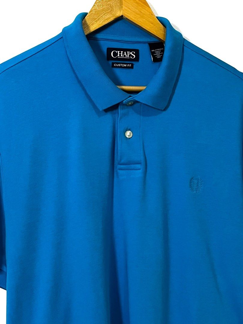 Chaps Polo Shirt Blue (Category: Tshirts & Polo Shirts ) located in Quezon City. Submitted by phillystuff (Listing ID 1465678927, Image 2). Description: Chaps Polo Shirt Blue Fits Large to XL 23 x 28 Excellent Condition PHP 550 Fairview QC Location or shipping at buyer’s expense.