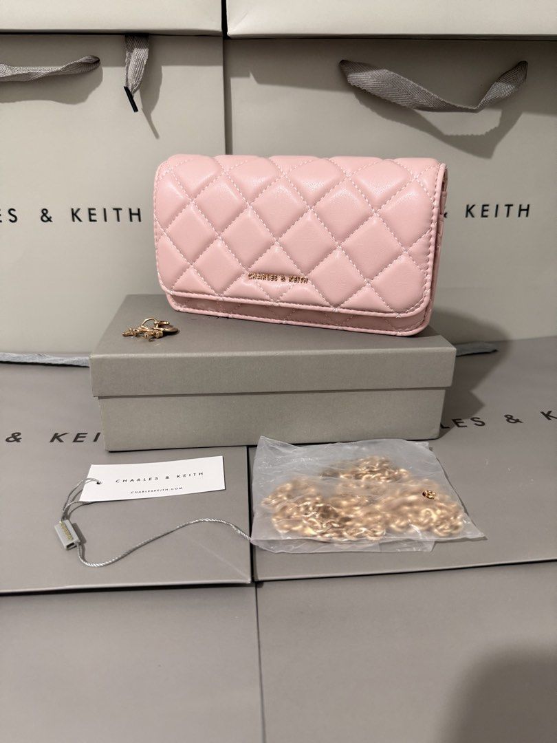 Charles&keith wallet on chain (Category: Cross-body Bags) located in Cavite. Submitted by miksycrls (Listing ID 1465598149, Image 1). Description: 📌REMINDER PLS READ BELOW ⬇️ ✨INCLUSION✨ 🔗TAG&DUSTBAG WITH BOX 🔗WHAT YOU SEE IS WHAT YOU GET 🔗manage your expectations items are MPO | Mall Pull Out 📩 TO ORDER / ASK DETAILS: Send me a private message! +60paperbag 💸:GCASHH/GOTYMEE 📍:IMUSCAVITE 🚚:SCO|SPX EXPRESS SF ONLY📦 OTHER COURIER:🛵LALAMOVE