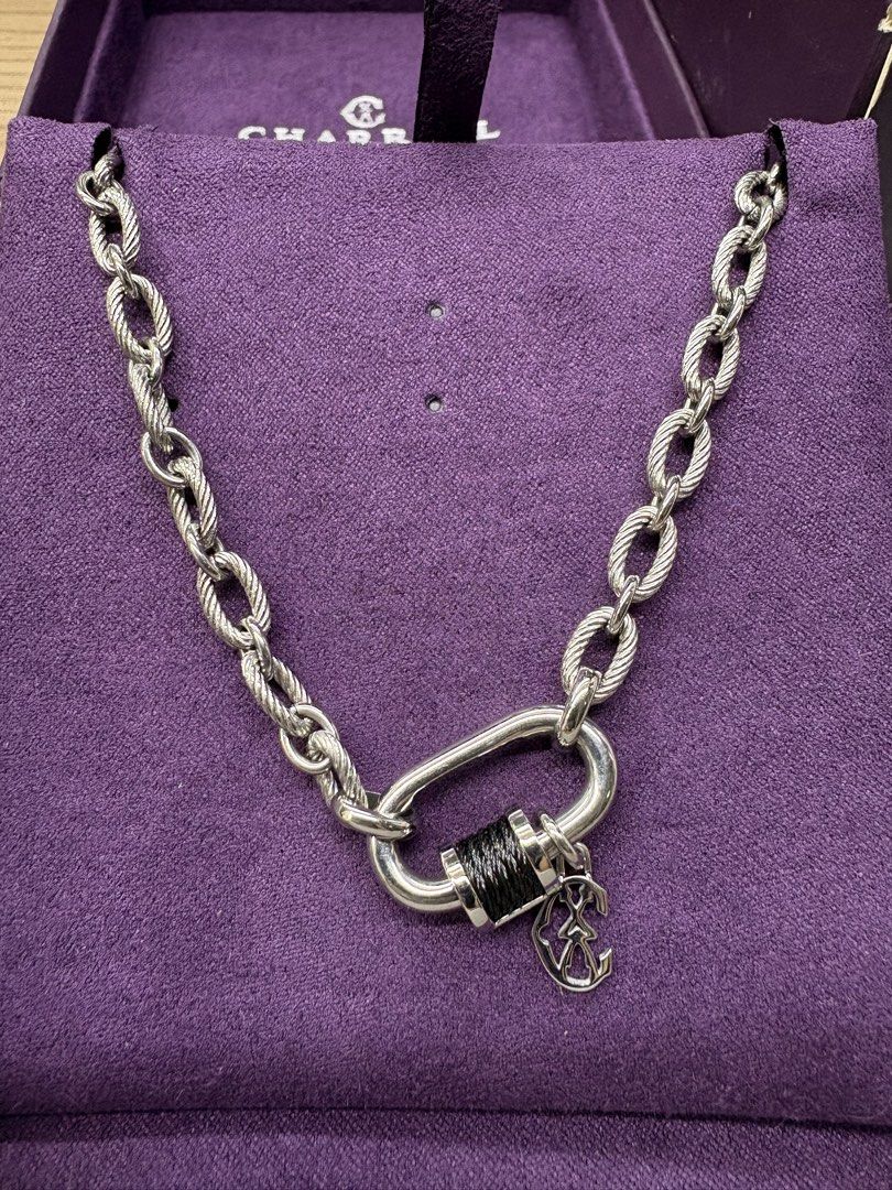 CHARRIOL Forever Lock Necklace Steel (Category: Necklaces) located in Mandaluyong City. Submitted by collectors.vault (Listing ID 1465753079, Image 2). Description: no issue no fading / tarnish complete with box, care card and certificate 📍Mandaluyong.